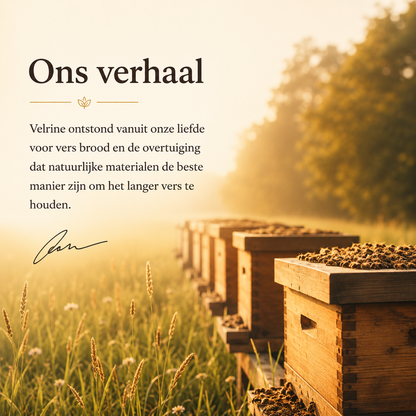 Broodzakken van Katoen en Bijenwas